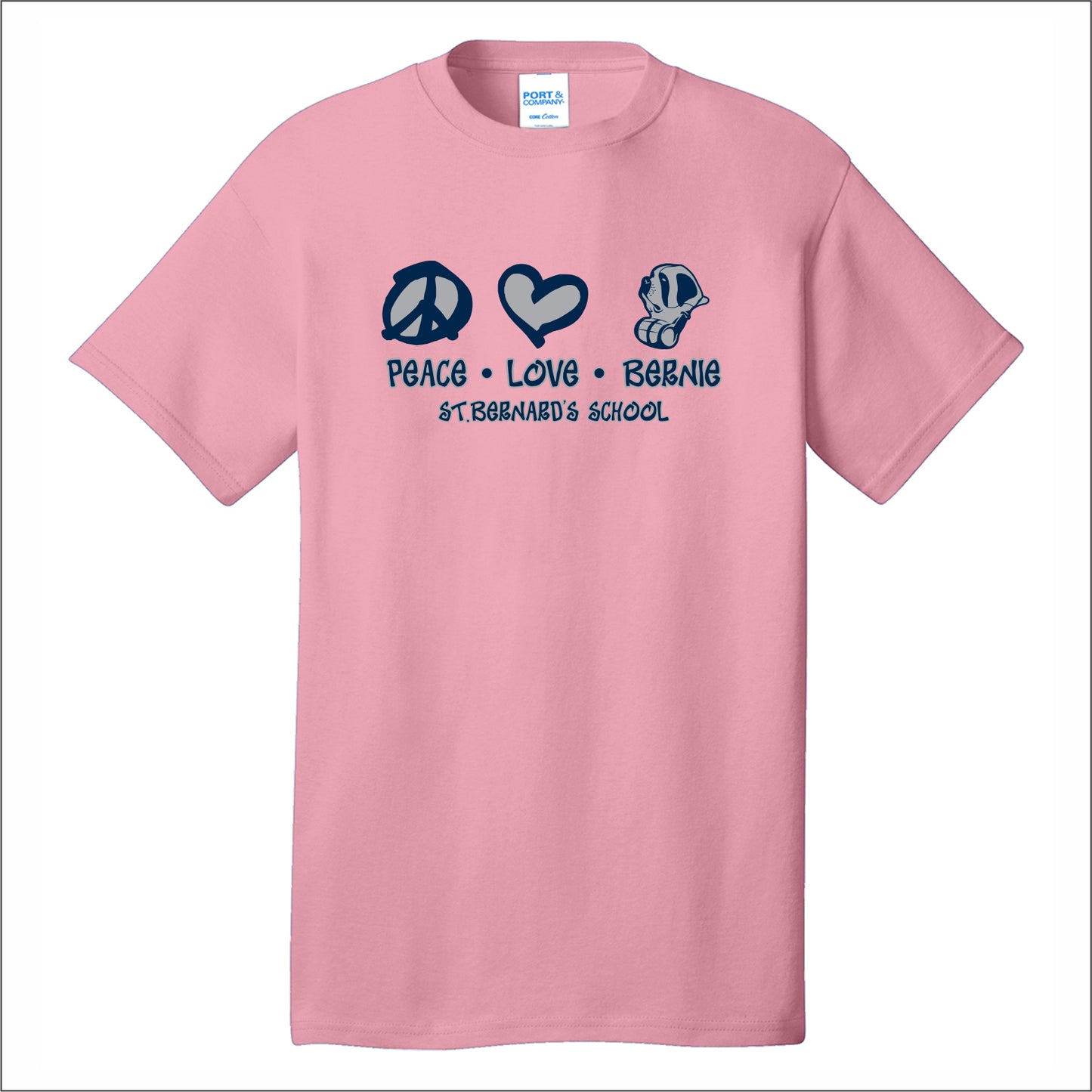 St. Bernard's School Short Sleeve T-shirt - Des. B