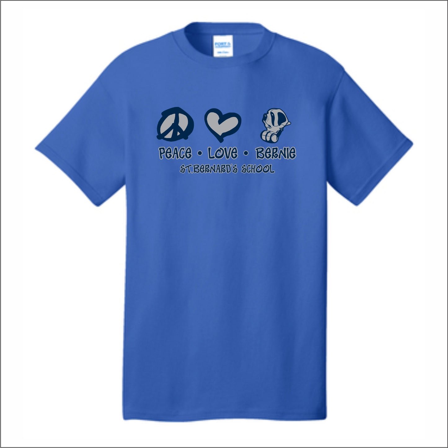 St. Bernard's School Short Sleeve T-shirt - Des. B