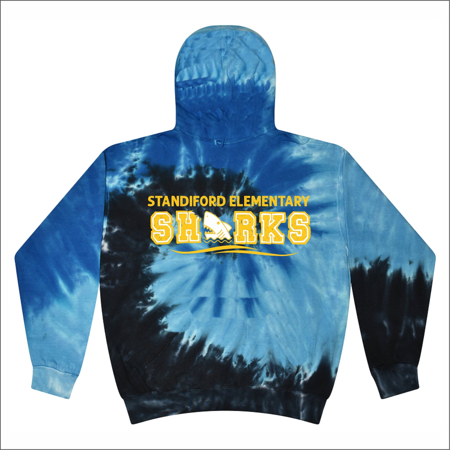 Standiford Elementary Tie-Dye Hooded Sweatshirt - Des. A