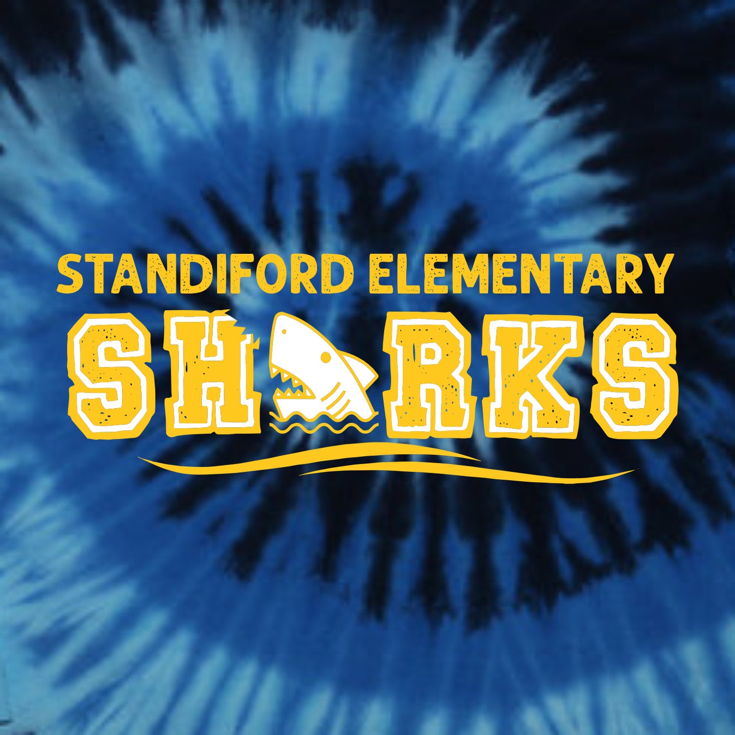 Standiford Elementary Tie-Dye Hooded Sweatshirt - Des. A