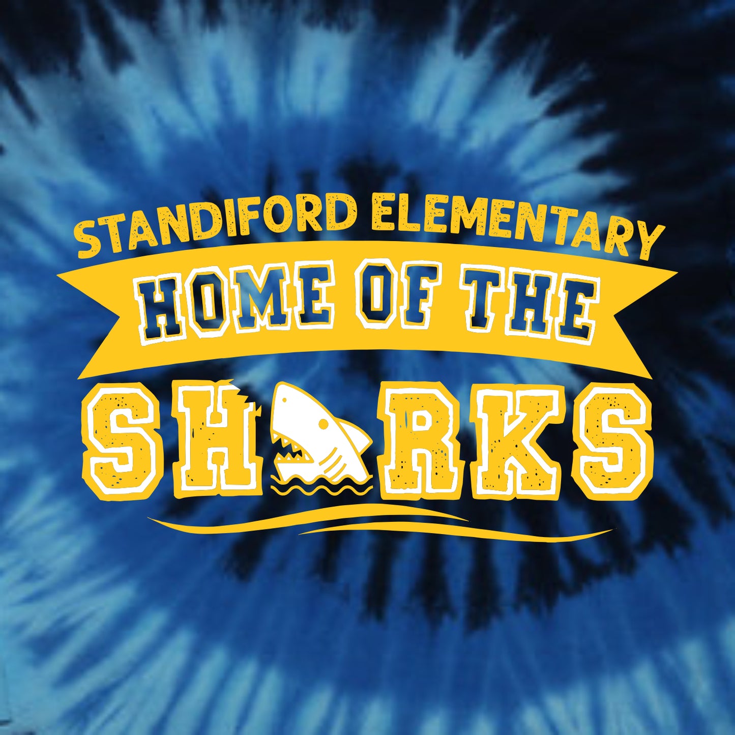 Standiford Elementary Tie-Dye Hooded Sweatshirt - Des. B