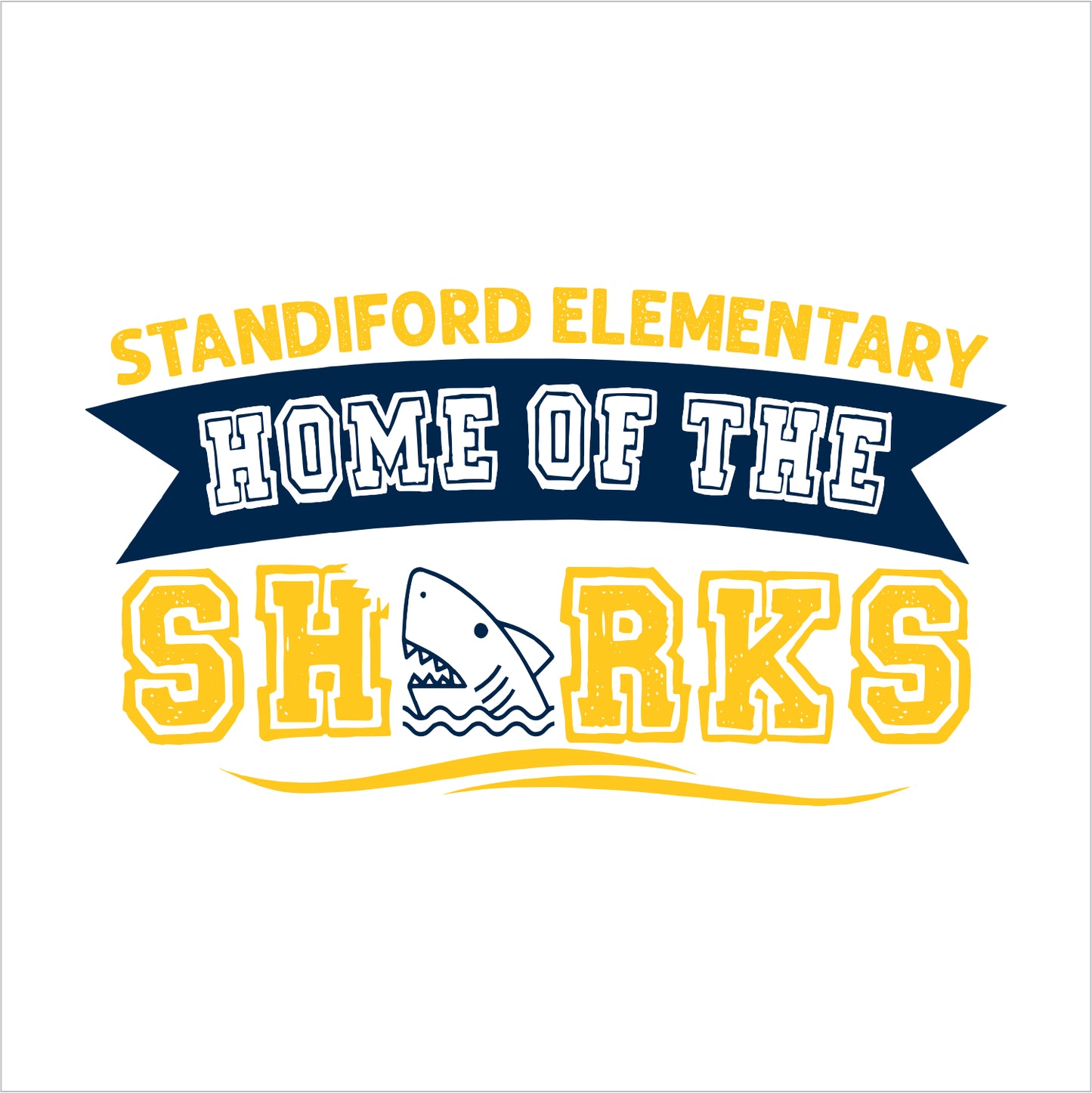 Standiford Elementary 3/4 Sleeve Baseball T-shirt