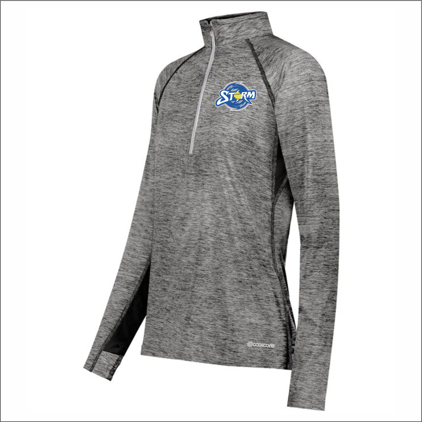 Storm 09 Softball Ladies Electrify Coolcore 1/2 Zip Pullover