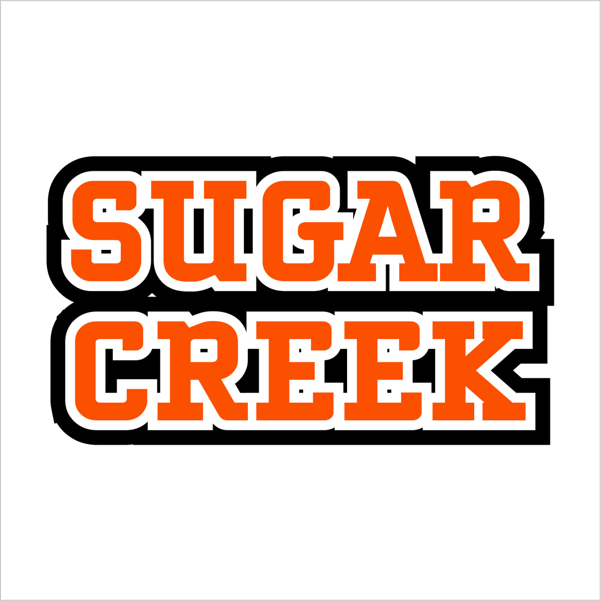 Sugar Creek Elementary 3/4 Sleeve Baseball T-shirt - Des. C