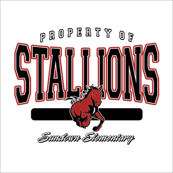 Sundown Elementary 3/4 Sleeve Baseball T-shirt