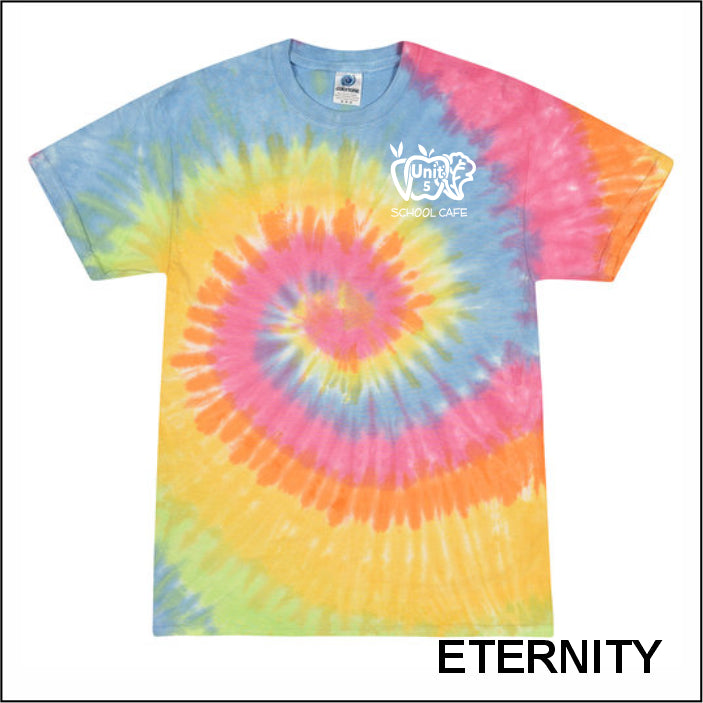 Unit 5 Food Service Multicolor Tie-Dye T-shirt