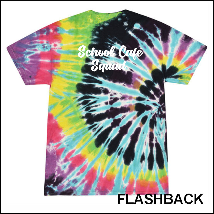 Unit 5 Food Service Multicolor Tie-Dye T-shirt