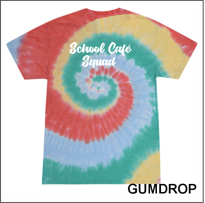 Unit 5 Food Service Multicolor Tie-Dye T-shirt