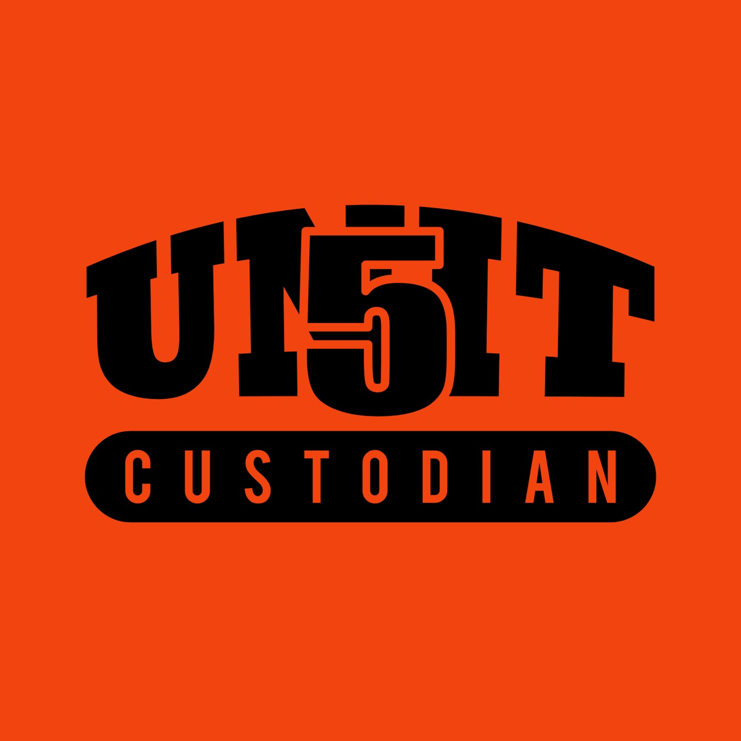 Unit 5 Custodians 50/50 Long Sleeve T-shirt