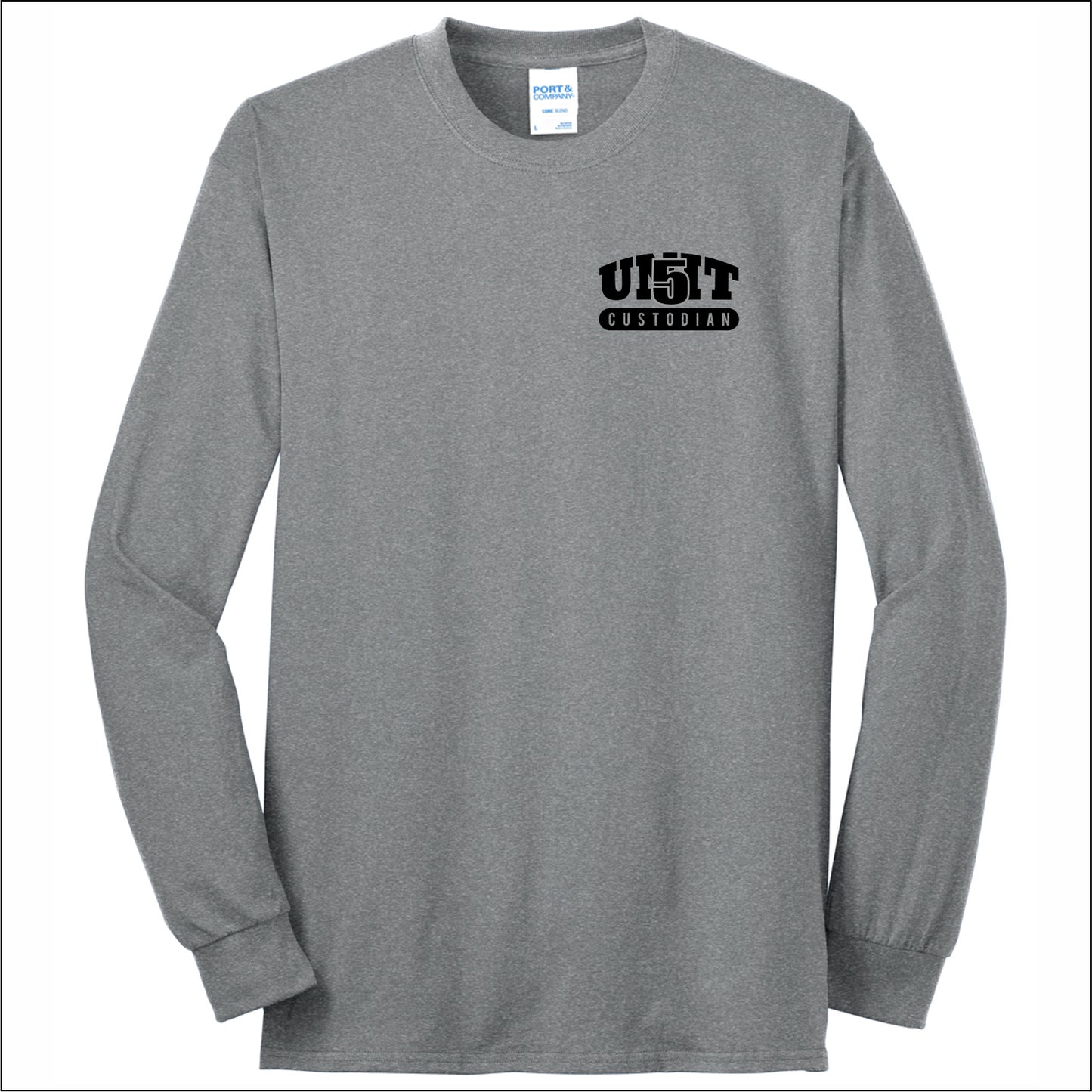 Unit 5 Custodians 50/50 Long Sleeve T-shirt