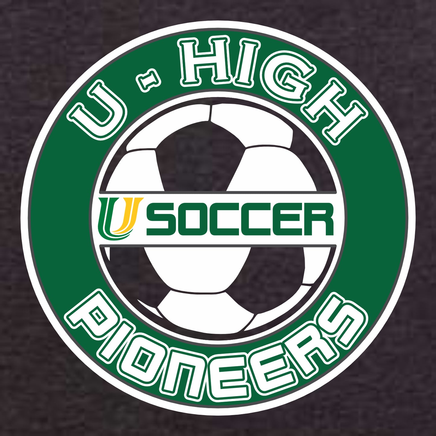 U-High Boys Soccer Allmade Ladies V-Neck Tee