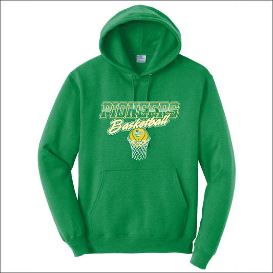 U-High Girls Basketball Hooded Sweatshirt - Design B