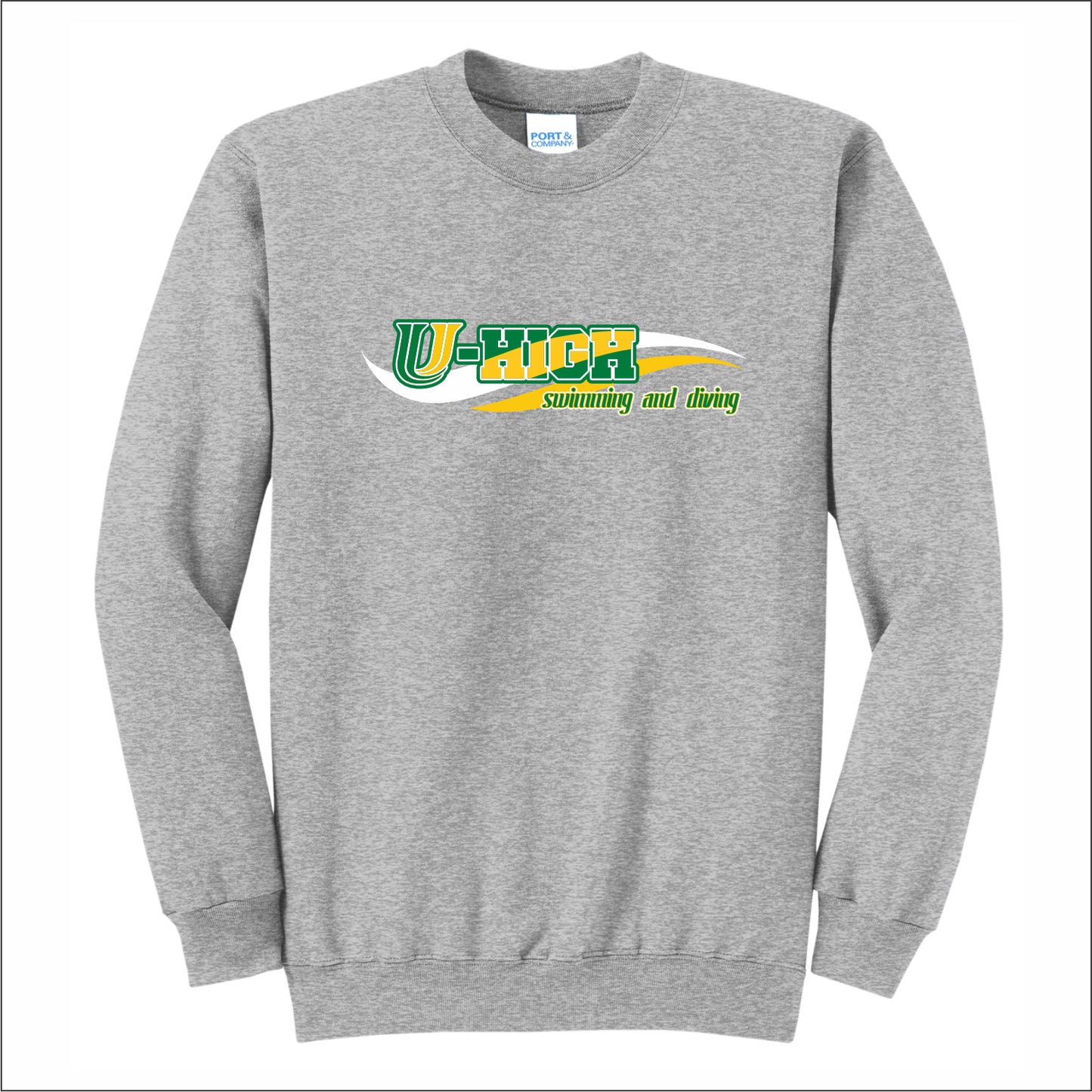 U-High Swim & Dive Crewneck Sweatshirt - Des. A