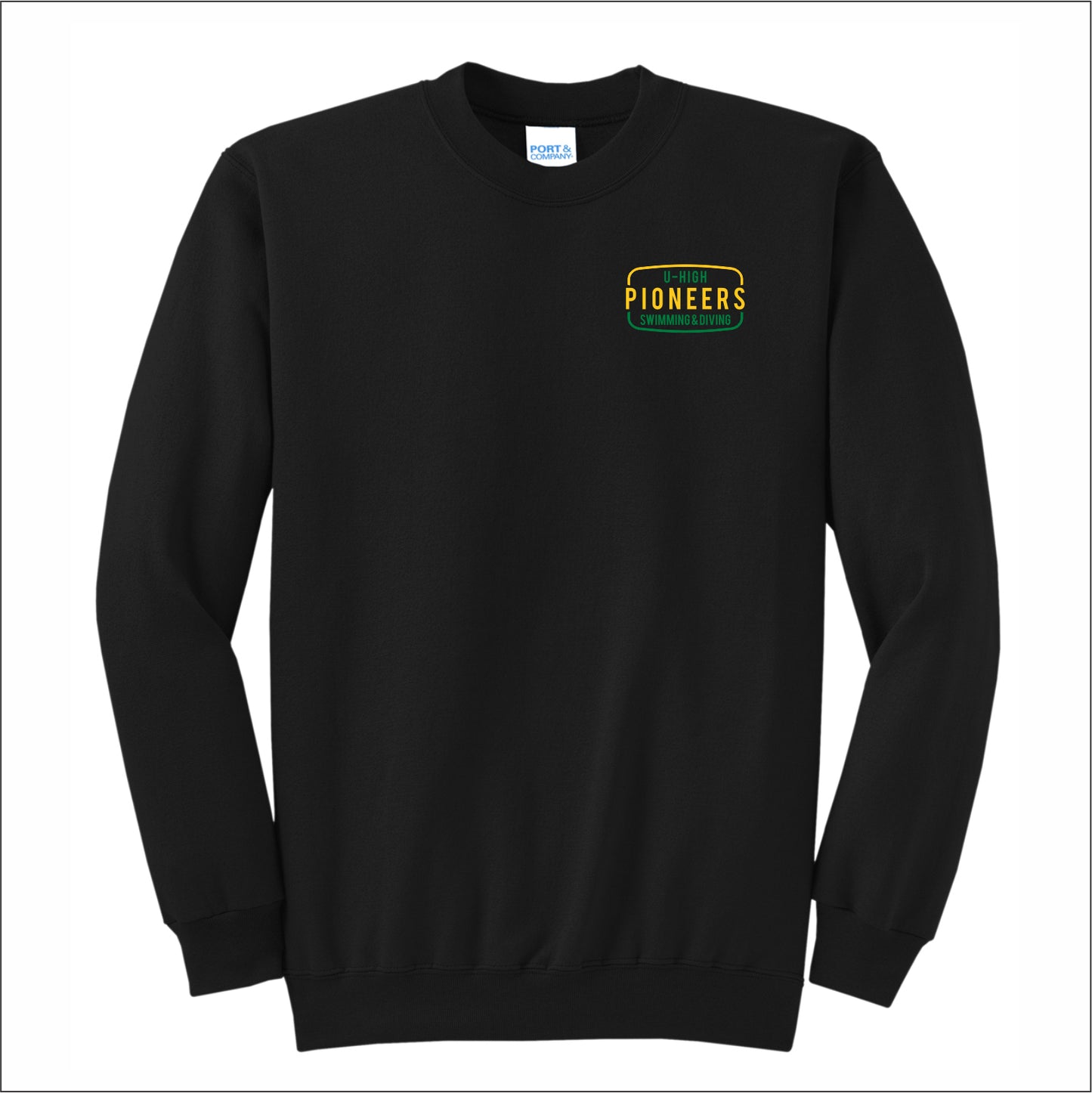 U-High Swim & Dive Crewneck Sweatshirt - EMB