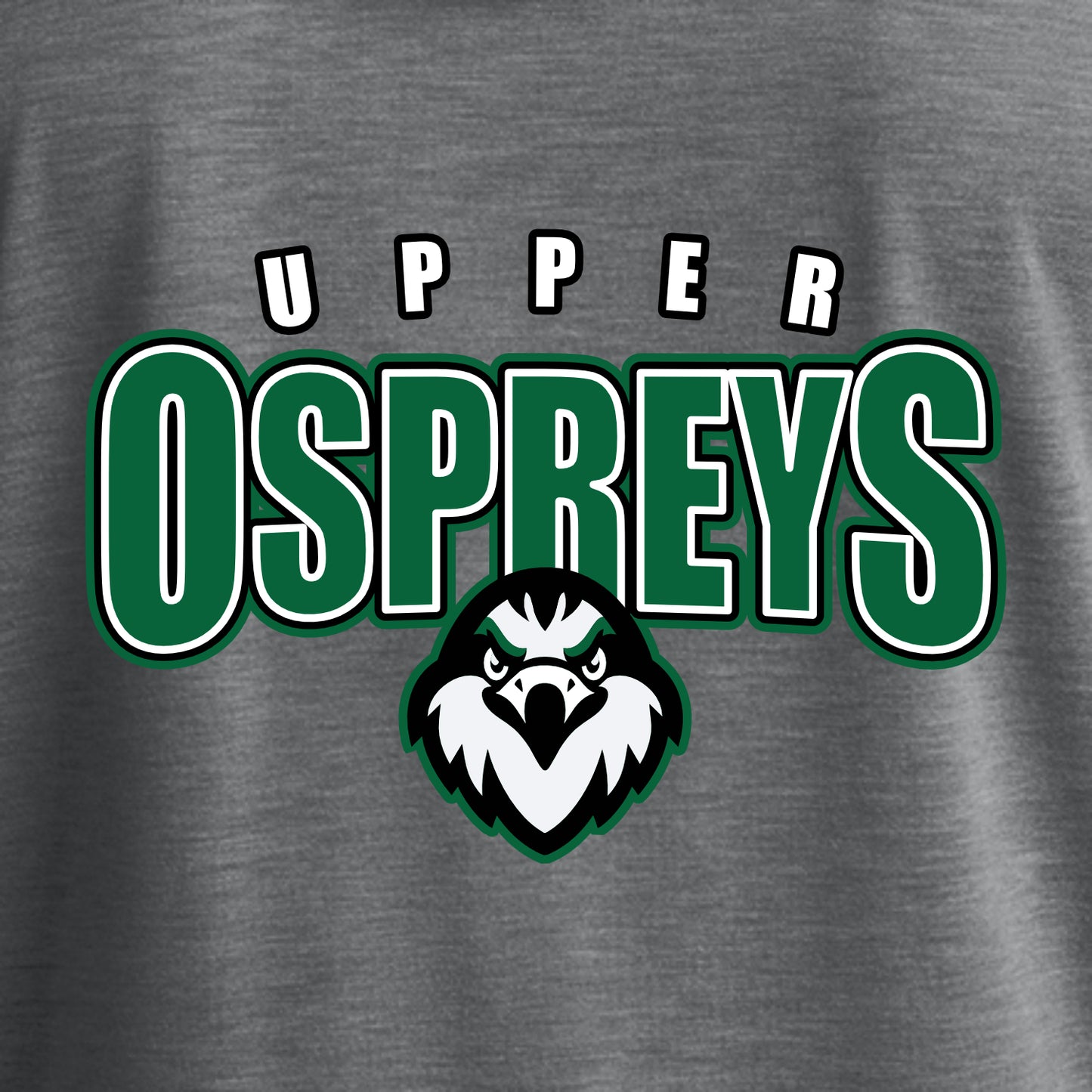 UTMS Staff Tri-Blend Wicking Hooded Long Sleeve T