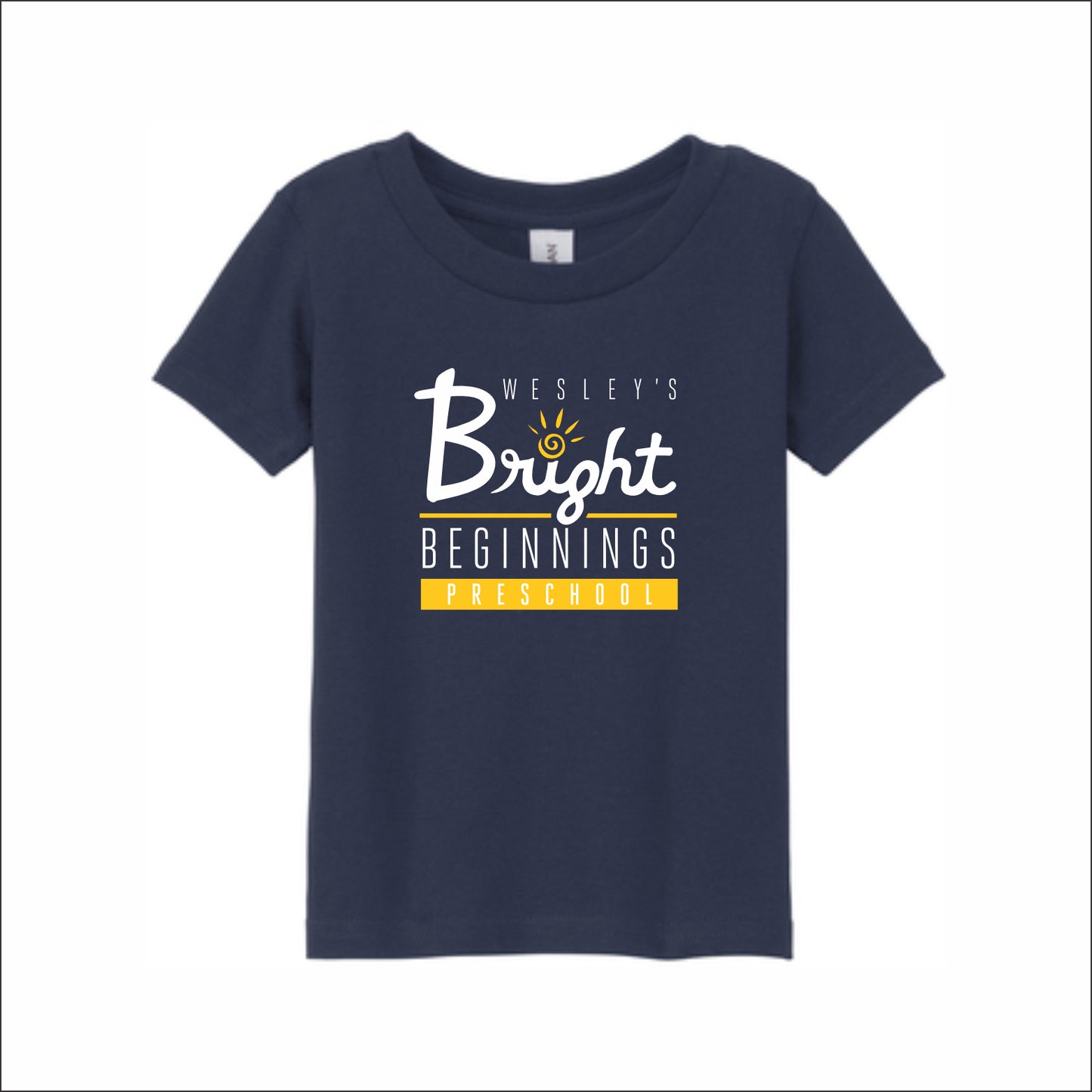Wesley's Bright Beginnings Toddler Heavy Cotton T-Shirt