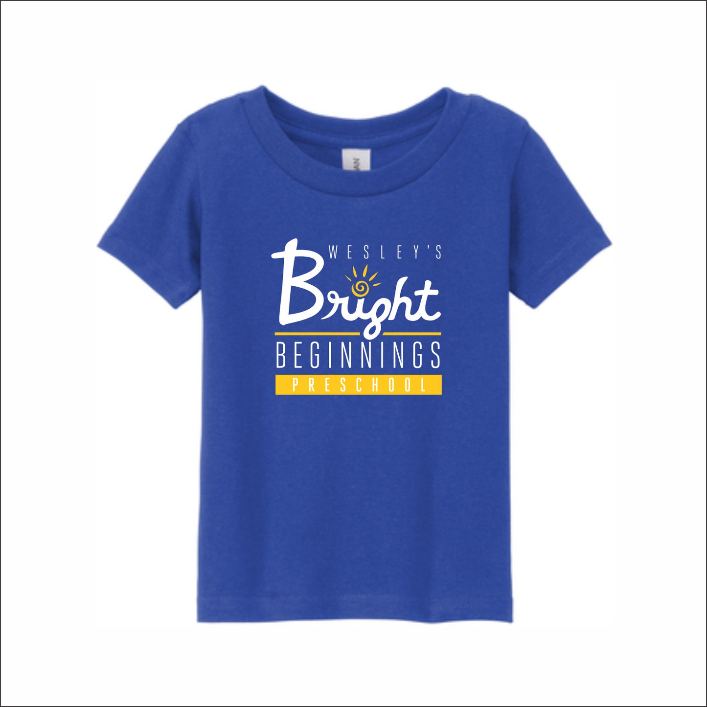 Wesley's Bright Beginnings Toddler Heavy Cotton T-Shirt