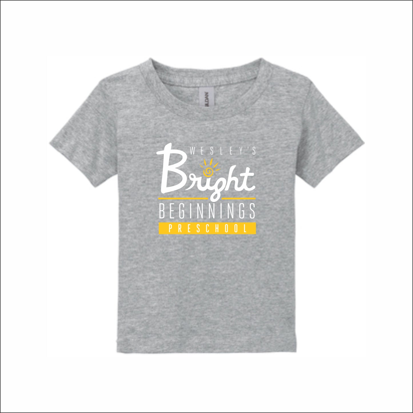 Wesley's Bright Beginnings Toddler Heavy Cotton T-Shirt