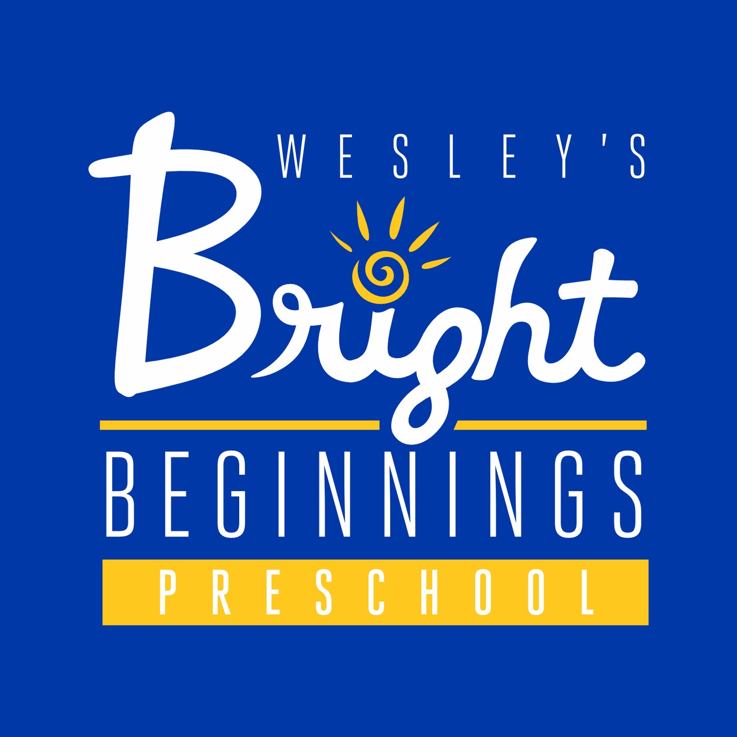 Wesley's Bright Beginnings Vintage Football T-shirt
