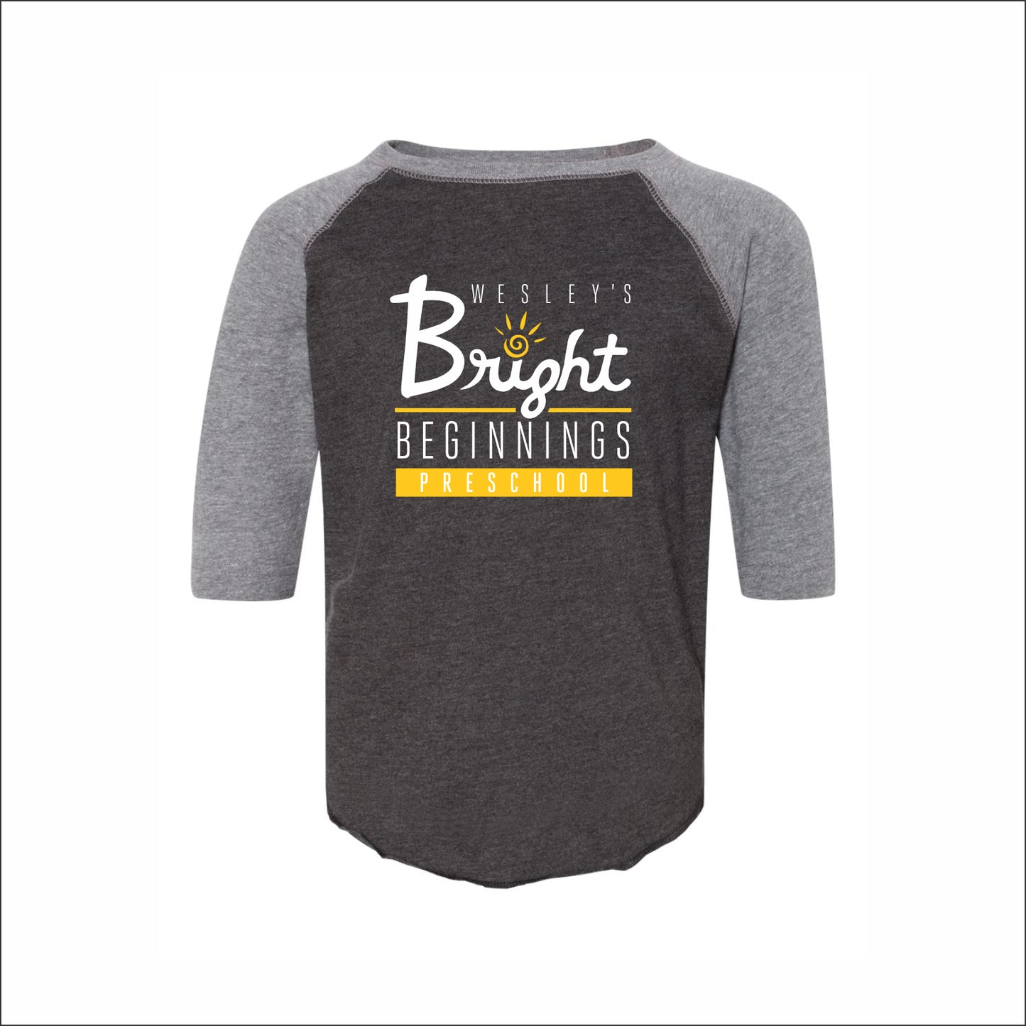 Wesley's Bright Beginnings Toddler Baseball Tee
