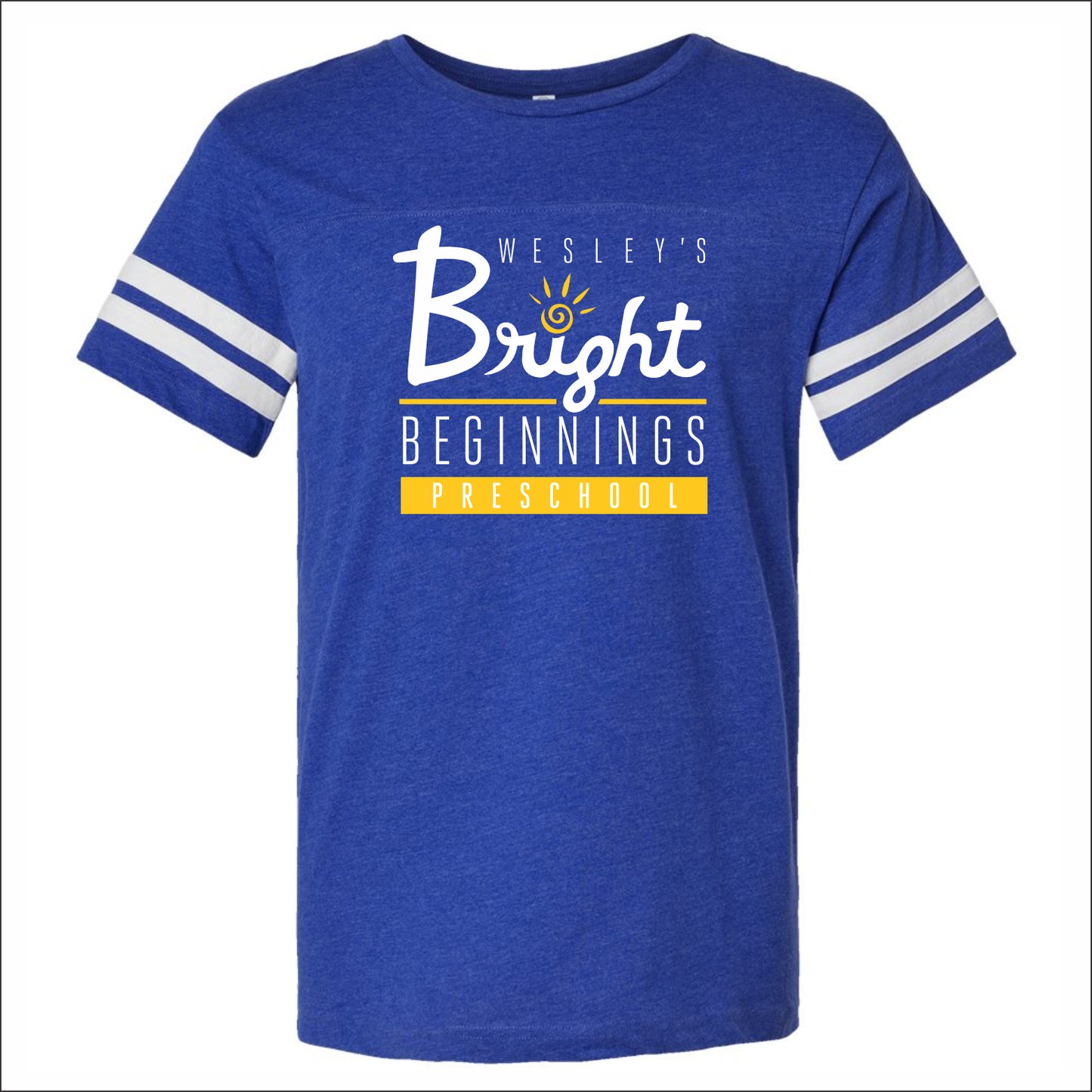 Wesley's Bright Beginnings Vintage Football T-shirt