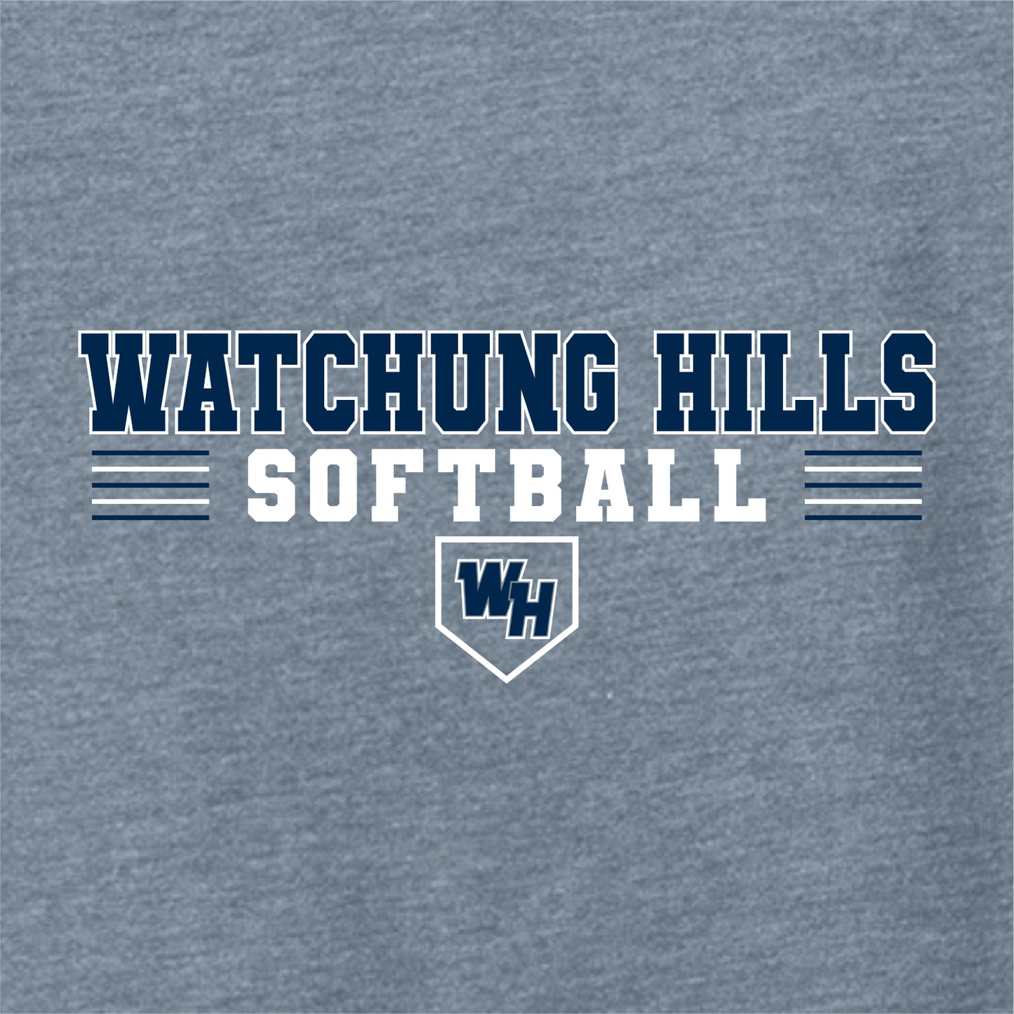 WH Warriors Softball Ladies Featherweight French Terry Crewneck