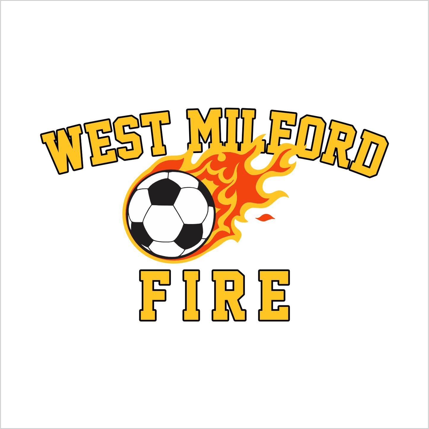 WM Fire Soccer Hooded Sweatshirt