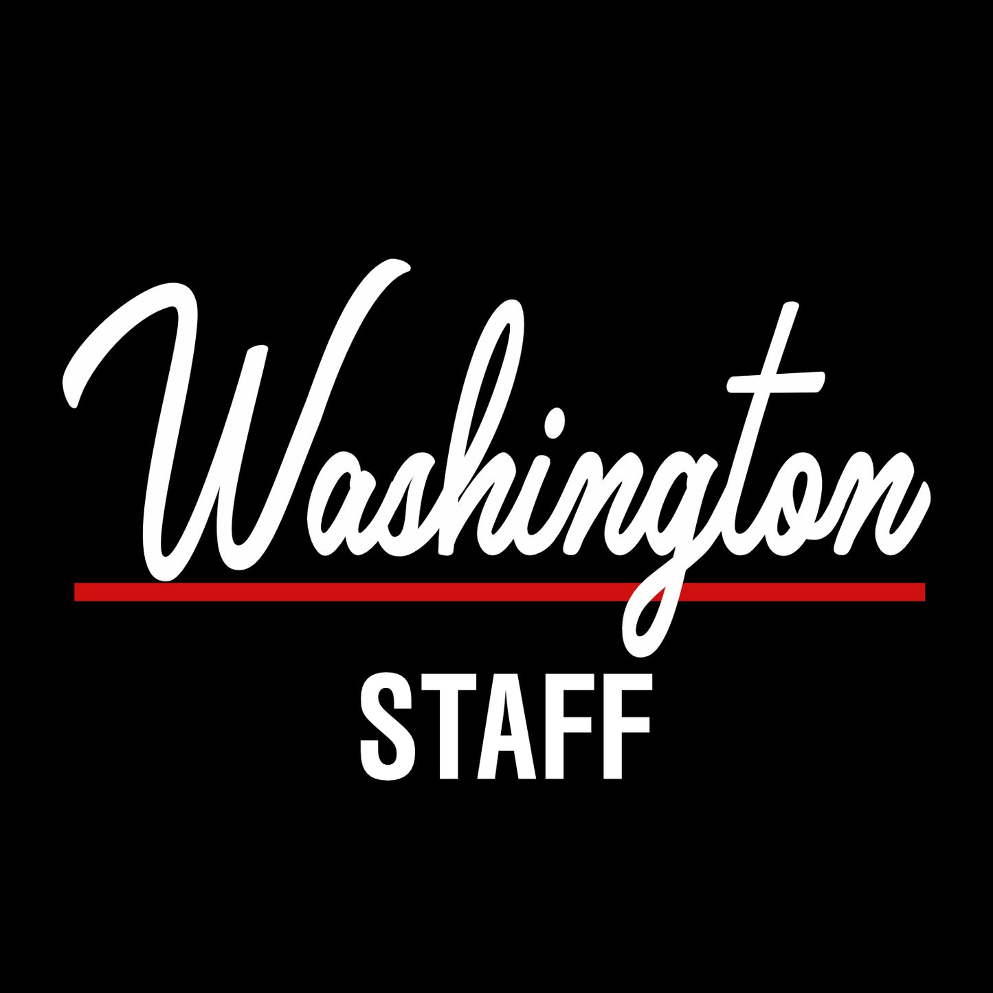 Washington Bulldogs Staff CA Ladies Perfect V-Neck T-shirt