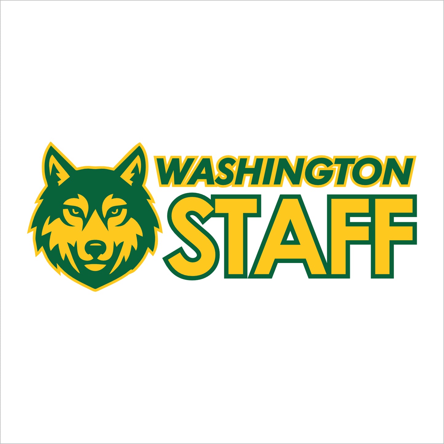 Washington Wolves Staff Performance Long Sleeve 1/4 Zip