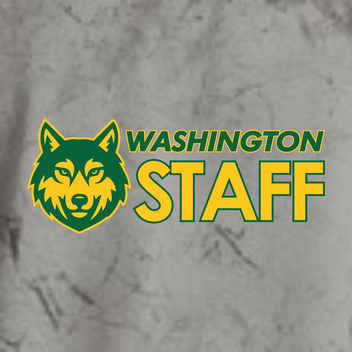 Washington Wolves Staff Color Blast Crewneck Sweatshirt