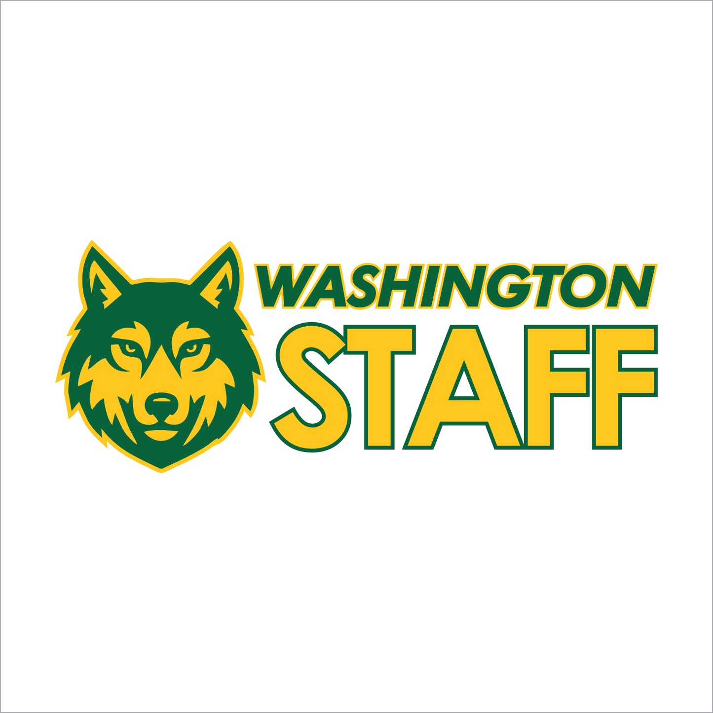 Washington Wolves Staff Triblend Hooded Long Sleeve Tee
