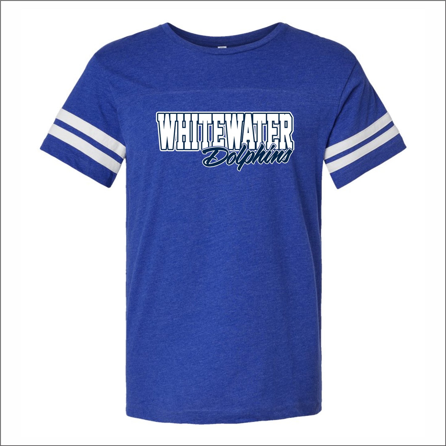 Whitewater Academy Vintage Football T-shirt - Des. B
