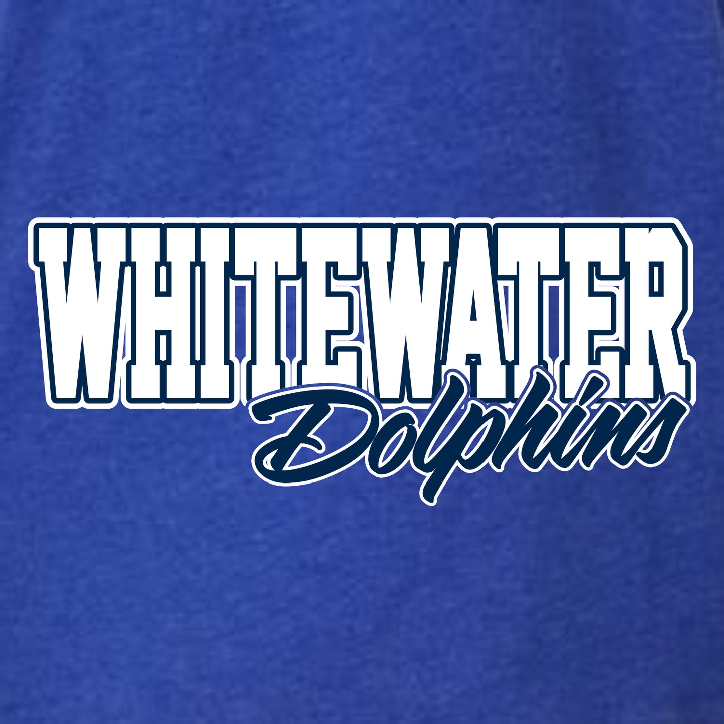 Whitewater Academy Vintage Football T-shirt - Des. B