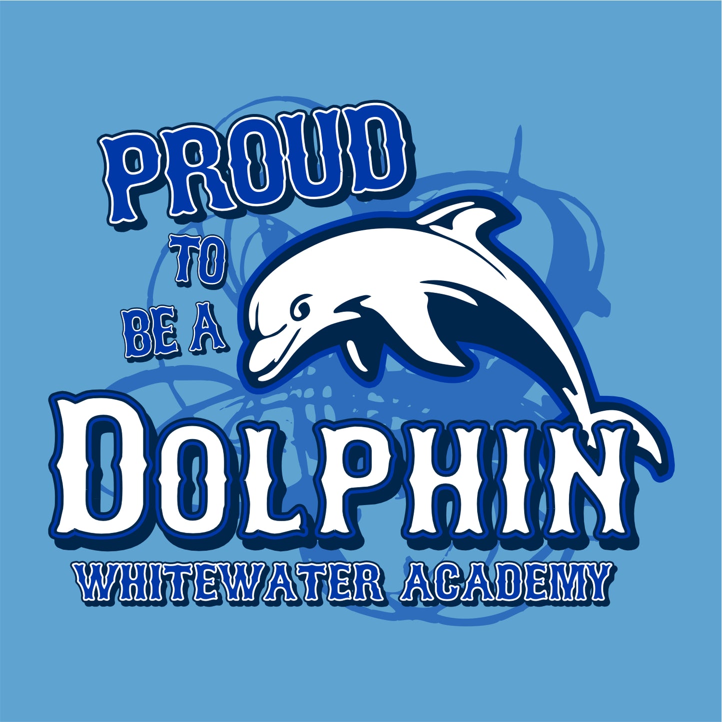 Whitewater Academy 50/50 Short Sleeve T-shirt - Des. B