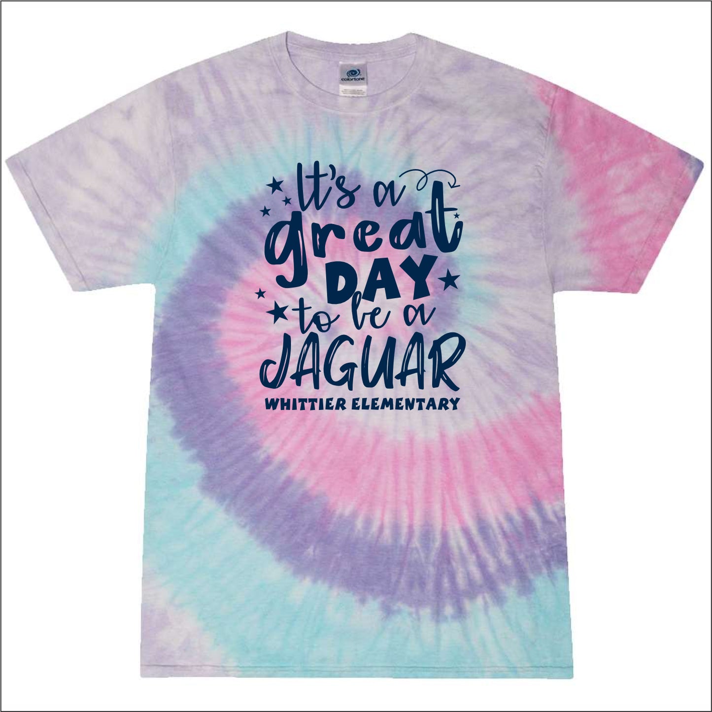 Whittier Elementary Tie-Dye T-shirt - Des. D