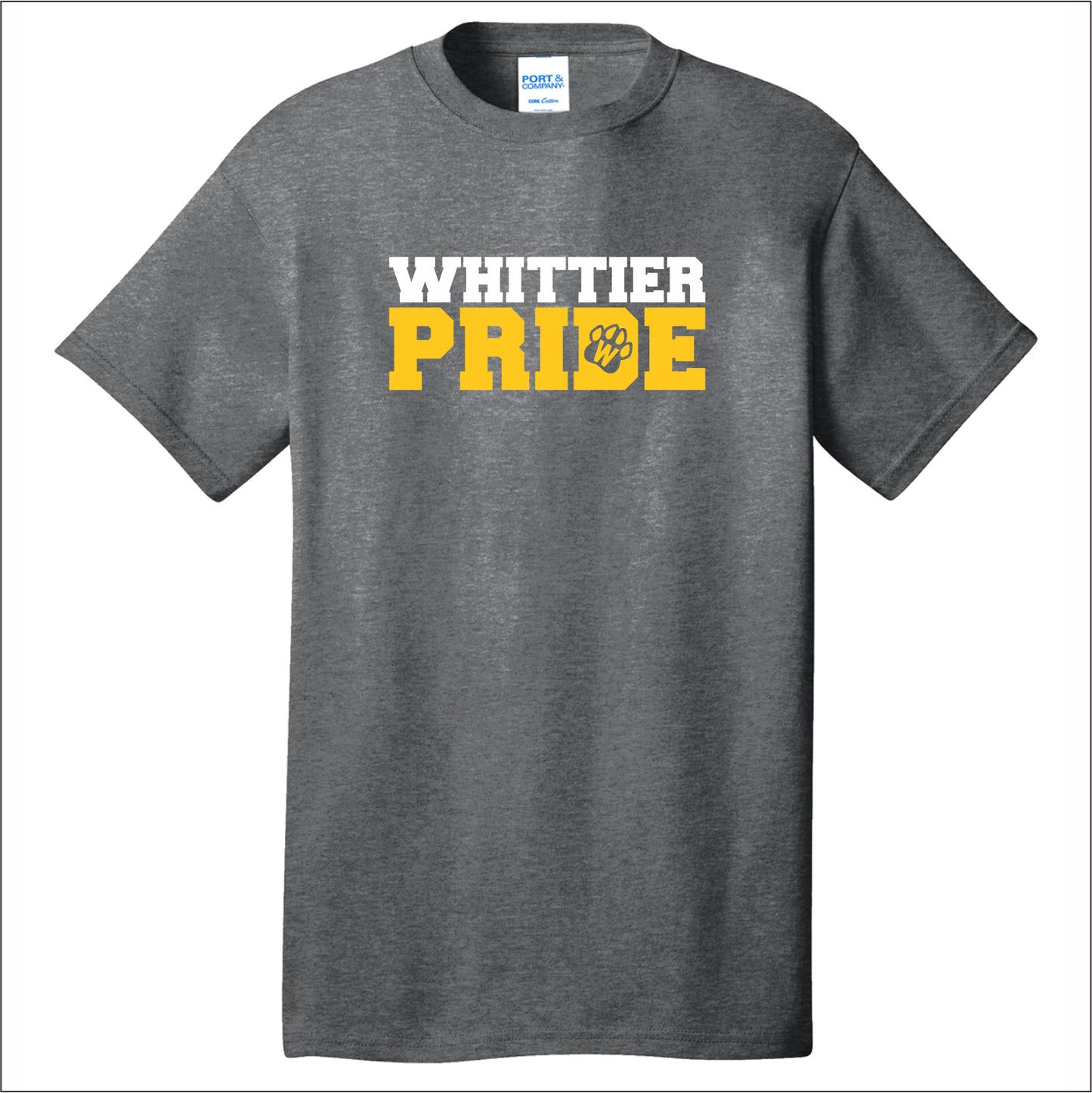 Whittier Elementary Short Sleeve T-Shirt - Des. A
