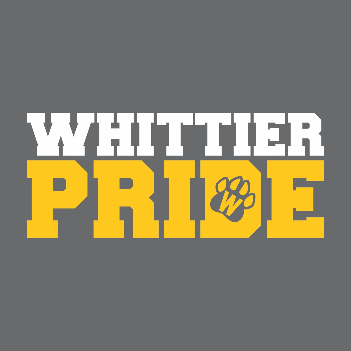Whittier Elementary Short Sleeve T-Shirt - Des. A