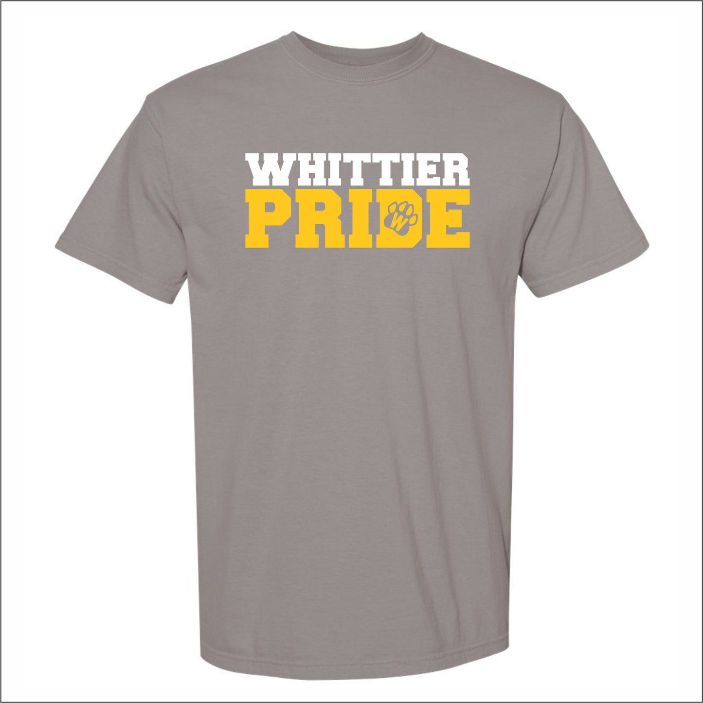 Whittier Elementary Pigment Dye T-shirt - Des. A