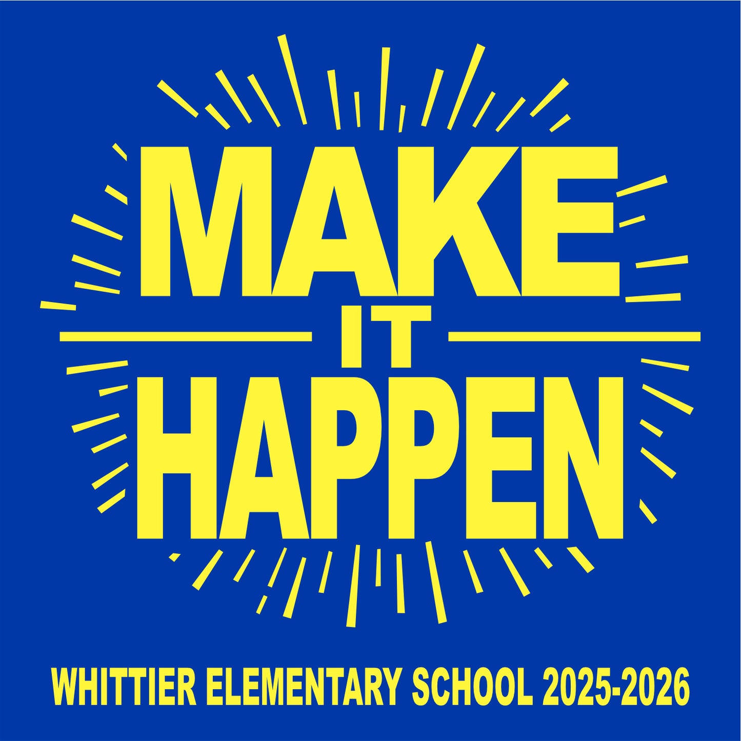 Whittier Elementary Field Day T-Shirt