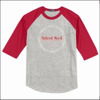 Detroit Merit Charter 3/4 Sleeve Raglan