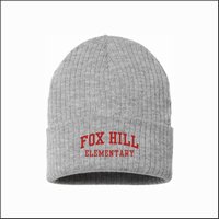 Fox Hill Elementary Sustainable Rib Knit Cap