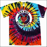 Fox Hill Elementary Multicolor Tie Dye T-Shirt - Des. A