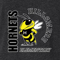 Hillsmere Elementary Ladies Vintage Football Tee - Des. A