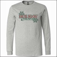 Holiday Spectacular Heathered Jersey Long Sleeve Tee - Des. A