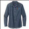 LAUSD Adapted PE Ladies Long Sleeve Denim Shirt