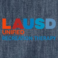 LAUSD Recreation Therapy Ladies Long Sleeve Denim Shirt