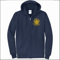 St Benedict Church Full Zip Hooded Sweatshirt