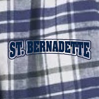 St Bernadette Plaid Flannel Pants