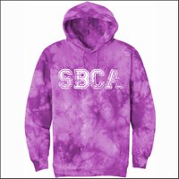 St Bernadette Crystal Tie-Dye Hoodie - Des. A