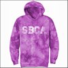 St Bernadette Crystal Tie-Dye Hoodie - Des. A